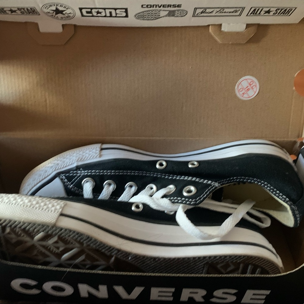 Converse Black & White Low Tops